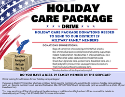 Holiday Care Package Drive