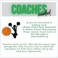 Coaches Needed
